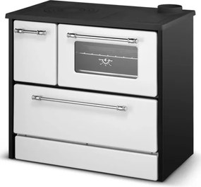 Cucina A Legna Stufa 9 Kw Bianca Beatrice L87xP51xH79 Ecodesign