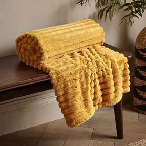 Coperta in micropile 130x170 cm Cosy Ribbed - Catherine Lansfield