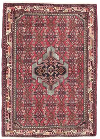 Hamedan Tappeto persiano 100 x 140 Rosso (Iran) Annodato A Mano