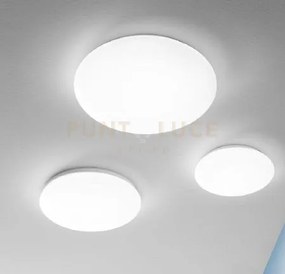 Plafoniera led sun bianca led 10w 880lm 4000k 25x25x5cm in acrilico