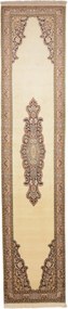 Cashmere Silk Tappeto orientale 340x70 (Indian) Annodato A Mano