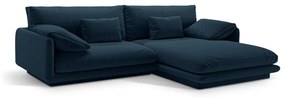 Divano angolare blu scuro (angolo destro) Torino - Micadoni Home