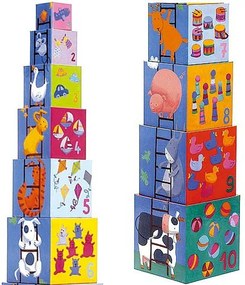 Cubi da sovrapporre - piramide - il mio giorno