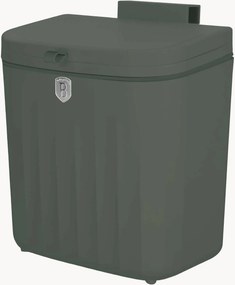 Pattumiera da appendere verde opaco, 7 L