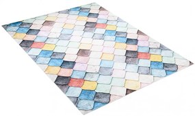 Tappeto colorato di tendenza con motivo geometrico Larghezza: 140 cm | Lunghezza: 200 cm