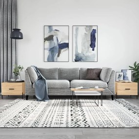 Tavolini Salotto 2pz Rovere Sonoma 50x50x40cm Legno Multistrato /