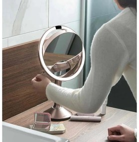 Specchio per make-up con illuminazione/con ingrandimento (5x) ø 20 cm Sensor Trio – simplehuman