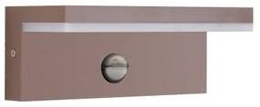 Brilagi-LED Applique da esterno con sensore TESSI LED/10W/230V, marrone, IP54