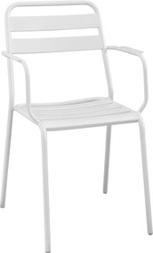 ROMANUS - poltrona da giardino impilabile in ferro