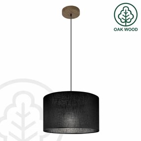 Brilagi - LED Lampadario a cavo ANTHONY 1xE27/60W/230V rovere/noce/nero