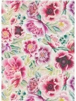 Harlequin Carta da parati Marsha - Powder Blue/ Peony/ Magenta