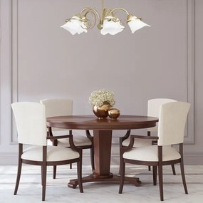 Lampadario a sospensione con supporto rigido KOKARDA 5xE14/60W/230V