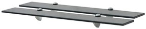 Mensole Galleggianti 2 Pz İn Vetro 70x10 Cm 8 Mm /