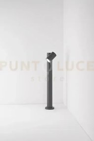 Pull paletto in alluminio antracite opaco ip65 1 luce attacco gu10 ...