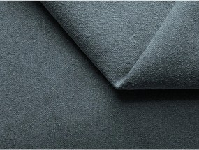 Letto matrimoniale imbottito blu con contenitore con griglia 180x200 cm Kiana - Makamii