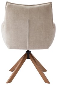 Set di sedie da pranzo color crema in imbottito 2 pz Marilla – Unique Furniture