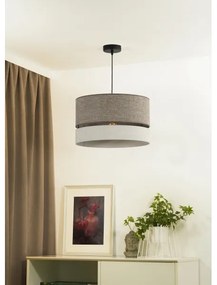 Duolla - Lampadario a sospensione con filo DOUBLE 1xE27/15W/230V diametro 40 cm marrone/grigio