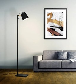 Lampada da terra Lacey in acciaio, H 159.5 cm, E27 EGLO