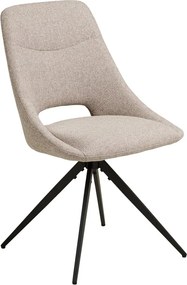 Sedia da pranzo beige in imbottito Dokka – House Nordic