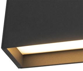 Applique moderna antracite con LED IP54 - Spector