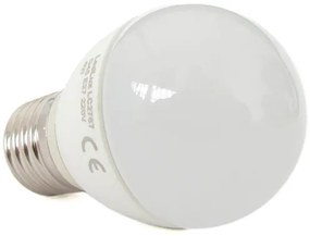 Lampada A Led E27 G45 6W Bianco Caldo 3000K Forma Sfera Bulbo Palla 240 Gradi 220V SKU-21174