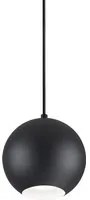 Sospensione Moderna Mr Jack Metallo Nero 1 Luce 7W 3000K Luce Calda Big