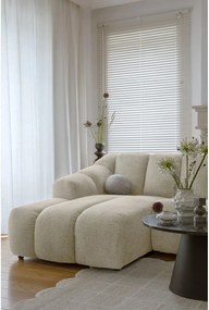 Divano angolare beige (con penisola a sinistra/con chaise lounge) Shell – Miuform