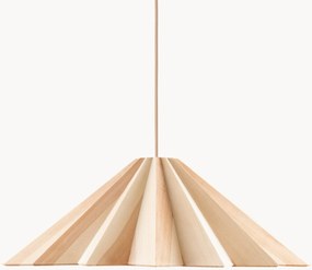 Lampada a sospensione in legno di pino fatta a mano Stratus, varie misure
