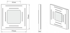 LDST SP-01-SS-BC8 - Illuminazione scale SPACE 8xLED/1,2W/230V