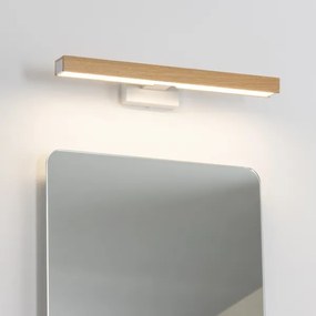 Brilagi- Illuminazione a LED per specchi da bagno WOODY MIRROR LED/8W/230V IP44 quercia/bianco