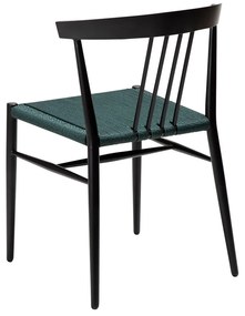 Sedia da pranzo nero-turchese Sava - DAN-FORM Denmark