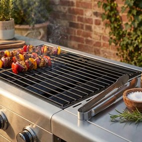 GRIGLIA - griglia in acciaio per barbecue DIABLO e PIROS 4 fuochi