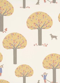Little Greene Tapete Rodney Street - Light Gold