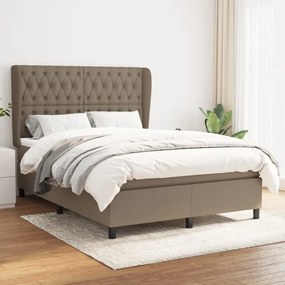 Giroletto A Molle Con Materasso Tortora 140x190 Cm İn Tessuto /