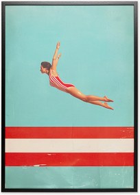 Stampa digitale incorniciata Jumping Girl Up