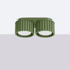 Sollux SL.1798 - Faretto AURA 2xGX53/10W/230V verde