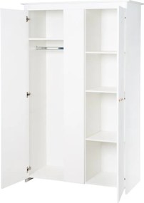 Armadio per bambini bianco 119x190x52 cm Anton – Roba