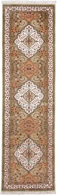 Agra Tappeto orientale 260x70 Rosa (Indian) Annodato A Mano