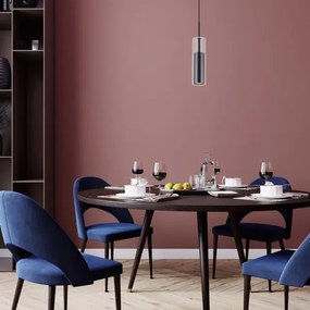 Rabalux 72047 - Lampadario a sospensione con filo KALEVI 1xGU10/50W/230V limpido/nero