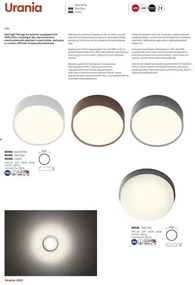 Redo 90516 - Plafoniera LED da esterno URANIA LED/10W/230V IP65 antracite