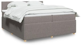 Giroletto A Molle Con Materasso Tortora 200x200 Cm İn Tessuto /