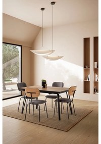 Set di sedie da pranzo nere 4 pz Dash - Marckeric