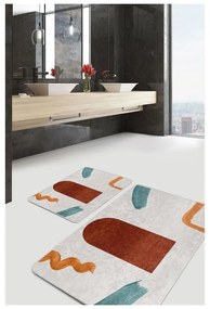 Set di tappetini per il bagno in velluto 2 pz 60x100 cm – Mila Home