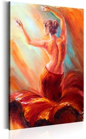 Quadro Dancer of Fire  Colore Blu, Dimensioni e Misure 60x90