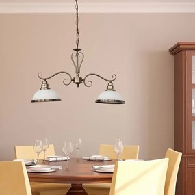 Rabalux 2757 - Lampadario ELISETT 2xE27/60W/230V