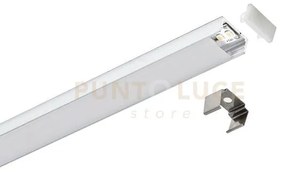 Gstp231- profilo in alluminio sezionabile parete/soffitto/mobili co...