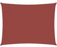 Parasole a Vela Oxford Rettangolare 2x4 m Terracotta cod mxl 25255