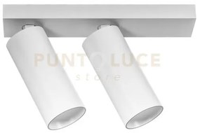 Gfa1476c- faretto spot orientabile 2 luci attacco led 3000k 2102lm ...