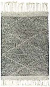 Kilim Tappeto persiano 150x110 Nero (Iran) Tessuto A Mano