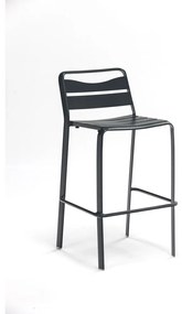 Set di 2 sedie da giardino in metallo grigio Spring - Ezeis